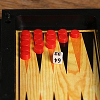 Игра настольная 3 в 1: шашки, шахматы, нарды, поле 19 × 19 см, в коробке