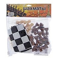 Шахматные фигуры деревянные, 5 см, в пакете