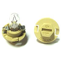 Лампа автомобильная Osram Beige, BAX, 12В, 1.5 Вт, (BX8,4D), 2452MFX6 10 шт.