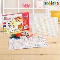 Шнуровальный планшет «Весёлые рисунки»