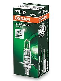 Лампа Osram AllSeason Super H1 12V 55W P14.5s 64150ALS