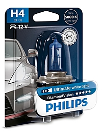 Лампа Philips DiamondVision H4 12V 60/55W P43t-38 12342DVB1