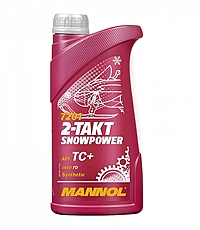 Масло моторное Mannol 7201 2-Takt Snowpower 1 л синт.