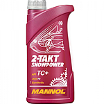 Масло моторное Mannol 7201 2-Takt Snowpower 1 л синт.