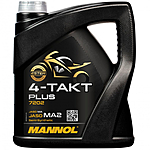 Масло моторное Mannol 7202 4-Takt Plus 10W-40 4 л п/синт.