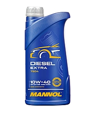 Масло моторное Mannol 7504 Diesel Extra 10W-40 1 л п/синт.