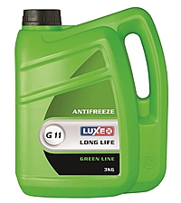Антифриз Luxe G11 Long Life Green 3 кг зеленый