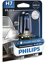 Лампа Philips DiamondVision H7 12V 55W PX26d 12972DVB1