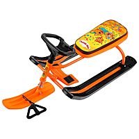Снегокат Тимка спорт 2 Три кота ТС2/ТК оранжевый/черный