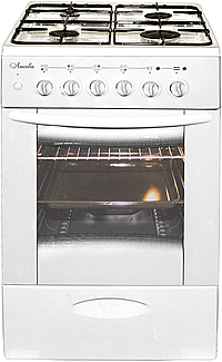 Плита комбинированная Лысьва ЭГ 404 МС-2у белый стеклянная крышка чугунная решетка