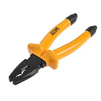 Плоскогубцы диэлектрические TUNDRA, изолирующие рукоятки из резины, 200 мм