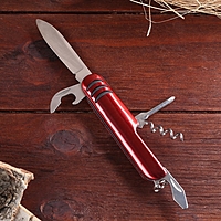 Нож швейцарский "Нейт",  5в1, красный