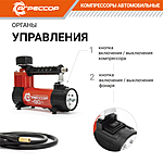 Компрессор автомобильный Агрессор AGR-30L сумка