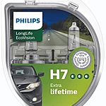 Лампа Philips LongLife EcoVision H7 12V 2 шт. 12972LLECOS2