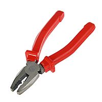Плоскогубцы комбинированные LOM, шлифованные, пластиковые рукоятки, 200 мм