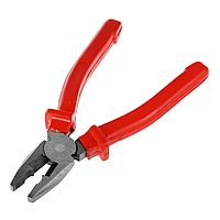 Плоскогубцы комбинированные LOM, шлифованные, пластиковые рукоятки, 160 мм
