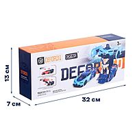 Робот радиоуправляемый «Спорткар», трансформируется, работает от батареек, цвета МИКС