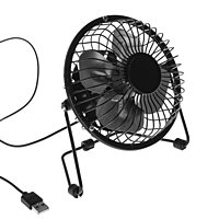 Вентилятор LuazON LOF-05, настольный, 2.5 Вт, 12 см, металл, черный