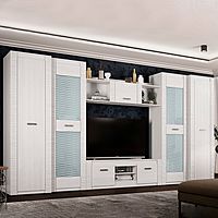 Тумба под ТВ «Ривьера», 438×1601×508 мм, цвет анкор светлый