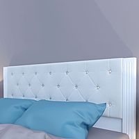 Кровать двуспальная «Тиффани», с подъёмным механизмом, с ортопедическим основанием, спальное место 1600×2000 мм, цвет белый текстурный