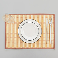 Салфетка кухонная 45×30 см "Кант", цвет бежевый