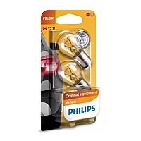 Лампа автомобильная Philips, P21/5W, 12 В, 21/5 Вт, набор 2 шт, 12499B2