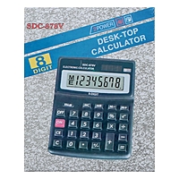 Калькулятор настольный 08-разрядный SDC-878V двойное питание