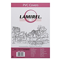 Обложки 100шт Lamirel Transparent A4, PVC, дымчатые, 150мкм LA-78783