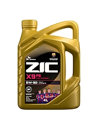 Масло моторное ZIC X9 FE 5W-30 4 л синт.