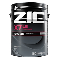 Масло моторное ZIC X7 LS 10W-40 20 л синт.