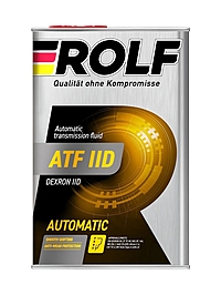 Масло трансмиссионное Rolf ATF IID 4 л мин. металл