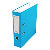 Папка-регистратор А4 80мм PP Lamark голубой, мет.ок. карман, разобр AF0600-LB