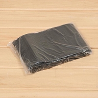 Пакет для рассады, 5 л, 40 × 33 см, с перфорацией, набор 100 шт., чёрный