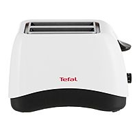 Тостер Tefal TT 130130 Delfini, 850 Вт, 2 тоста,  регулировка степени обжарки, белый/черный