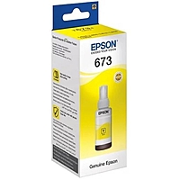 Картридж струйный Epson C13T67344A желтый для Epson L800 (1800стр.)