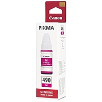 Картридж струйный Canon GI-490M 0665C001 пурпурный для Canon Pixma G1400/2400/3400 (70мл)