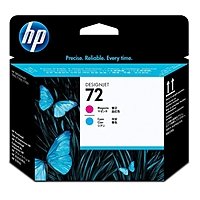 Картридж струйный HP №72 C9383A пурпурный/голубой печатающая головка для HP DJ T1100/T610