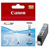 Картридж струйный Canon CLI-521C 2934B004 голубой для Canon iP3600/4600/MP540/620/630/980