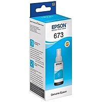 Картридж струйный Epson C13T67324A голубой для Epson L800 (70мл)