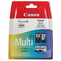 Картридж струйный Canon PG-440/CL-441 5219B005 черный/трехцветный x2уп. для Canon MG2140/MG3140 (180