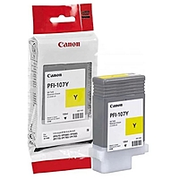 Картридж струйный Canon PFI-107 Y желтый для Canon iP F680/685/780/785 (130мл)