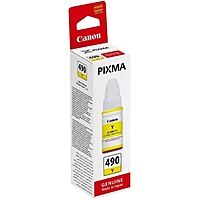 Картридж струйный Canon GI-490Y 0666C001 желтый для Canon Pixma G1400/2400/3400 (70мл)