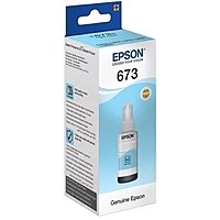 Картридж струйный Epson C13T67354A светло-голубой для Epson L800 (1800стр.)