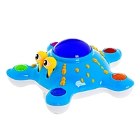 Игрушка музыкальная "Морская звезда", вращается на 360 градусов, цвета МИКС
