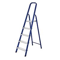 Стремянка TUNDRA, металлическая комбинированная, 5 ступеней, 1030 мм