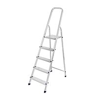 Стремянка TUNDRA, алюминиевая, 5 ступеней, 1030 мм