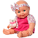 Пупс Малышка с мишуткой 30 см