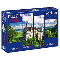 Пазл 4 в 1 Замок в горах Premium 250+500+500+250 элементов