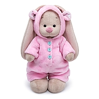 Мягкая игрушка "Зайка Ми в меховом комбинезоне", 25 см StS-341