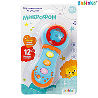 ZABIAKA Музыкальная игрушка "Микрофон" свет, звук, микс SL-02936